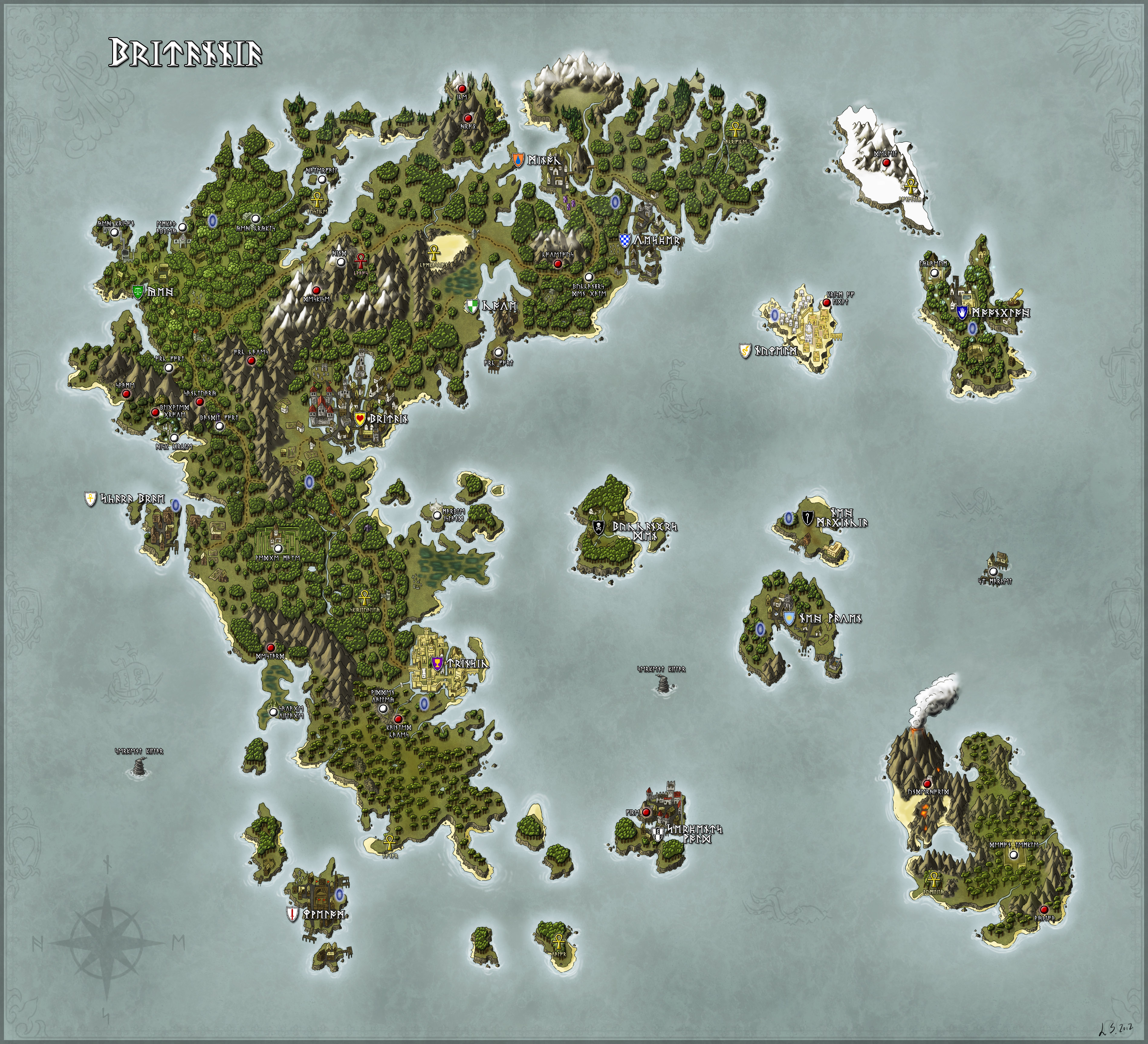ultima online world map